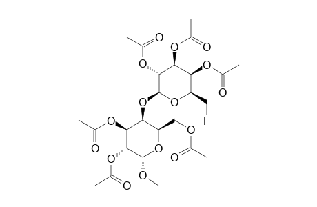 METHYL-2,3,6-TRI-O-ACETYL-4-O-(2',3',4'-TRI-O-ACETYL-6'-DEOXY-6'-FLUORO-BETA-D-GALACTOPYRANOSYL)-ALPHA-D-GALACTOPYRANOSIDE