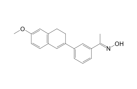 (NE)-N-[1-[3-(6-methoxy-3,4-dihydronaphthalen-2-yl)phenyl]ethylidene]hydroxylamine