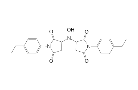 1-(4-ethylphenyl)-3-[[1-(4-ethylphenyl)-2,5-dioxo-3-pyrrolidinyl](hydroxy)amino]-2,5-pyrrolidinedione