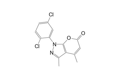 1-(2,5-dichlorophenyl)-3,4-dimethylpyrano[2,3-c]pyrazol-6(1H)-one