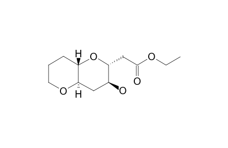 ethyl 2-[(4aS,6R,7S,8aR)-7-hydroxy-2,3,4,4a,6,7,8,8a-octahydropyrano[2,3-e]pyran-6-yl]acetate