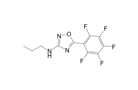 3-(N-Propylamino)-5-pentafluorophenyl-1,2,4-oxadiazole