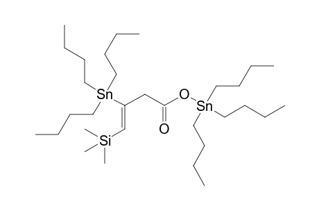 (Z)-Tributylstannyl 3-tributylstannyl-4-trimethylsilylbut-3-enoate
