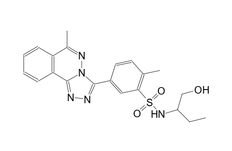 N-[1-(hydroxymethyl)propyl]-2-methyl-5-(6-methyl[1,2,4]triazolo[3,4-a]phthalazin-3-yl)benzenesulfonamide