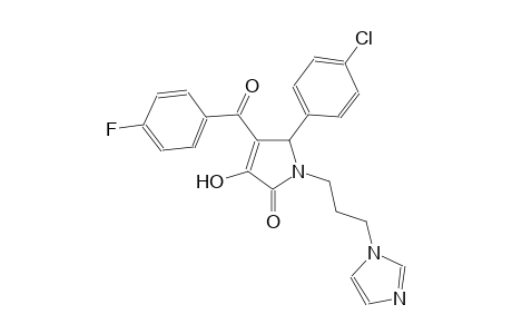 2H-pyrrol-2-one, 5-(4-chlorophenyl)-4-(4-fluorobenzoyl)-1,5-dihydro-3-hydroxy-1-[3-(1H-imidazol-1-yl)propyl]-