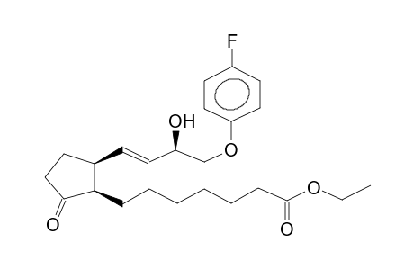 8-ISO-11-DEOXY-15-EPI-16-(PARA-FLUOROPHENOXY)-PROSTAGLANDIN PGE1 ETHYLESTER