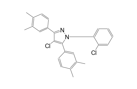 4-chloro-1-(2-chlorophenyl)-3,5-bis(3,4-dimethylphenyl)-1H-pyrazole