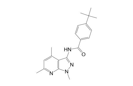 Benzamide, 4-(1,1-dimethylethyl)-N-(1,4,6-trimethyl-1H-pyrazolo[3,4-b]pyridin-3-yl)-