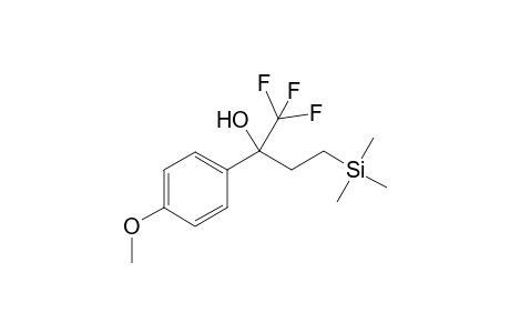 1,1,1-Trifluoro-2-(4-methoxyphenyl)-4-(trimethylsilyl)butan-2-ol