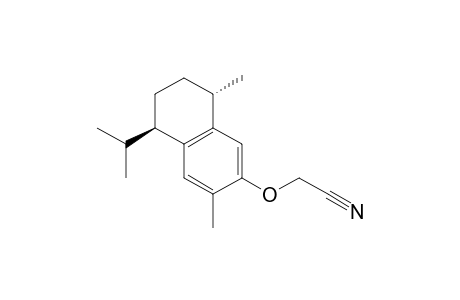 rac-2-(((5R,8S)-5-iso-Propyl-3,8-dimethyl-5,6,7,8-tetrahydronaphthalen-2-yl)oxy)acetonitrile