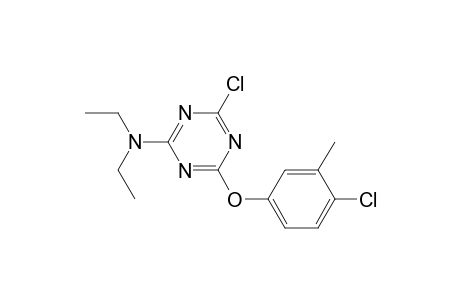 2-Chloro-4-(4-chloro-3-methylphenoxy)-6-diethylamino-1,3,5-triazine