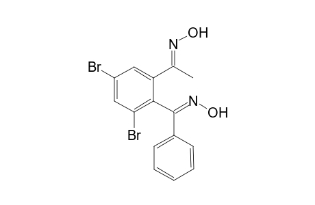 1-Acetyl-2-benzoyl-3,5-dibromobenzene-1,2-dioxime