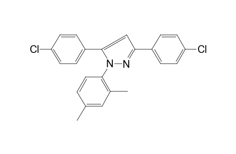 3,5-bis(4-chlorophenyl)-1-(2,4-dimethylphenyl)-1H-pyrazole