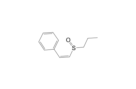 Benzene, [2-(propylsulfinyl)ethenyl]-, (Z)-
