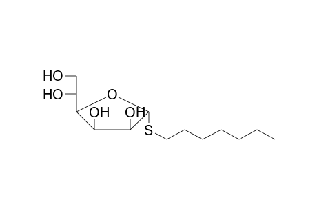 .alpha.-D-Mannothiofuranoside, S-n-heptyl-