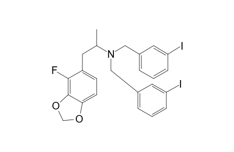 2F-3,4-MDA N,N-bis(3-iodobenzyl)