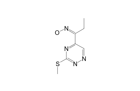 (Z)-1-(3-METHYLTHIO-1,2,4-TRIAZIN-5-YL)-PROPANONOXIME