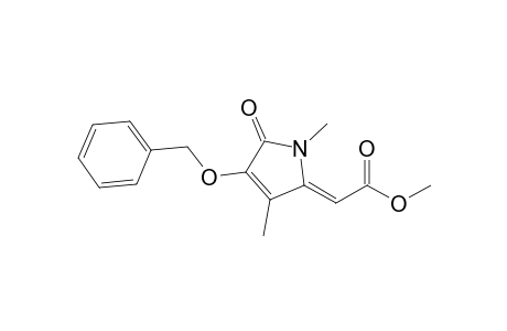 3-Benzyloxy-4-methyl-5-[Z-(methoxycarbonyl-methylidene)]-N-methyl-pyrrol-2-one