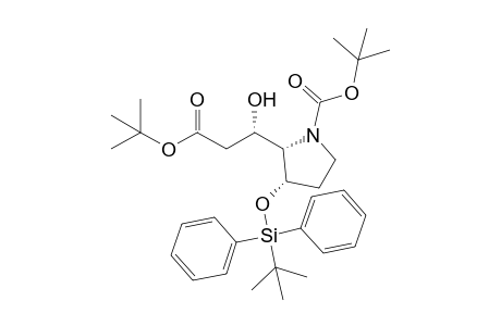 (3S)-tert-Butyl 3-hydroxy-3-((2S,3S)-3-(tert-butyldiphenylsiloxy)-N-(tert-butoxycarbonyl)-2-pyrrolidiyl)propionate