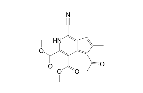 2H-2-Pyrindine-3,4-dicarboxylic acid, 5-acetyl-1-cyano-6-methyl-, dimethyl ester