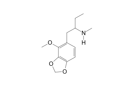 N-Methyl-1-(2-methoxy-3,4-methylenedioxyphenyl)butan-2-amine