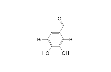 2,5-bis(bromanyl)-3,4-bis(oxidanyl)benzaldehyde