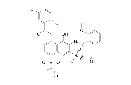 1,7-Naphthalenedisulfonic acid, 4-[(2,5-dichlorobenzoyl)amino]-5-hydroxy-6-[(2-methoxyphenyl)azo]-, disodium salt