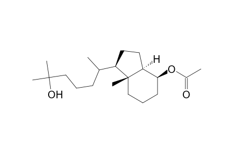 1H-Indene-1-pentanol, 4-(acetyloxy)octahydro-.alpha.,.alpha.,.epsilon.,7a-tetramethyl-, [1R-[1.alpha.(R*),3a.beta.,4.alpha.,7a.alpha.]]-