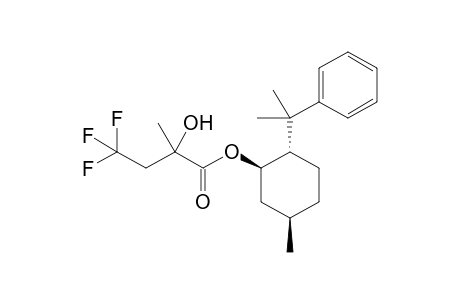 (1R,2S,5R)-5-Methyl-2-(1-methyl-1-phenylethyl)cyclohexyl-4,4,4-trifluoro-2-hydroxy-2-methylbutanoate
