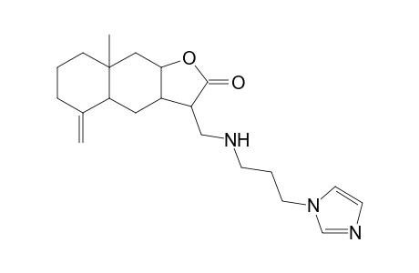 3-[(3-Imidazol-1-yl-propylamino)-methyl]-8a-methyl-5-methylene-decahydro-naphtho[2,3-b]furan-2-one