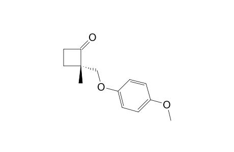 2-[(4-methoxyphenoxy)methyl]-2-methyl-1-cyclobutanone