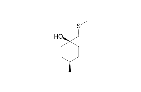 cis-4-Methyl-1-methylsulfanylmethylcyclohxanol