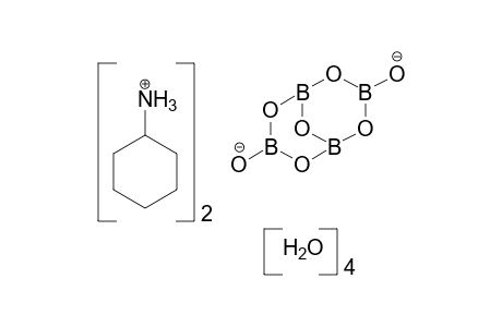 cyclohexylamine, compound with tetraborate, tetrahydrate
