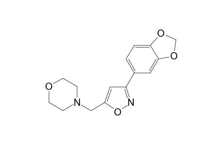 4-{[3-(2H-1,3-benzodioxol-5-yl)-1,2-oxazol-5-yl]methyl}morpholine