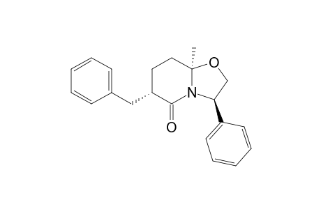 (3R,6S.8aR)-6-Benzyl-8a-methyl-5-oxo-3-phenyl-2,3,6,7,8,8a-hexahydro-5H-oxazolo[3,2-a]pyridine