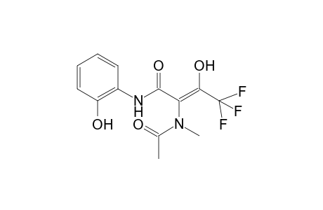 2-{N-[4,4,4-Trifluoro-2-(N'-methyl-N'-acetylamido)-2,4-dioxobutyl]amino}phenol