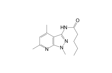 N-(1,4,6-trimethyl-1H-pyrazolo[3,4-b]pyridin-3-yl)pentanamide