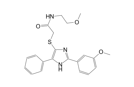 acetamide, N-(2-methoxyethyl)-2-[[2-(3-methoxyphenyl)-5-phenyl-1H-imidazol-4-yl]thio]-
