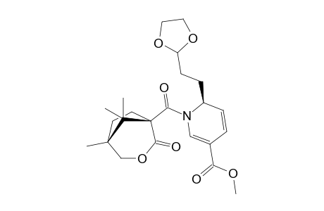 (2S)-2-[2-(1,3-dioxolan-2-yl)ethyl]-1-[(1R,5S)-4-keto-1,8,8-trimethyl-3-oxabicyclo[3.2.1]octane-5-carbonyl]-2H-pyridine-5-carboxylic acid methyl ester