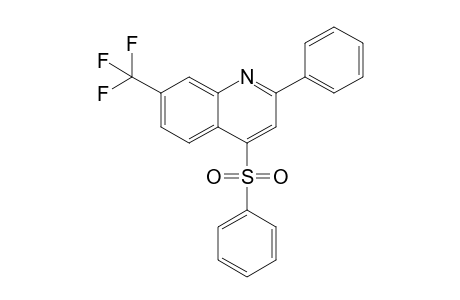 2-Phenyl-4-(phenyl)sulfonyl-7-trifluoromethylquinoline