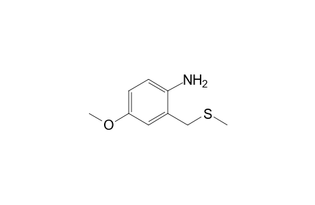 4-Methoxy-2-[(methylthio)methyl]aniline