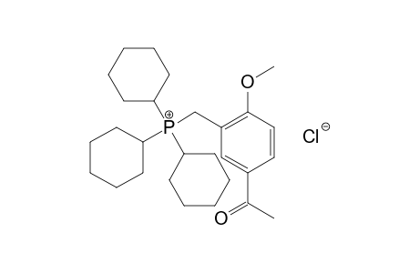(5-acetyl-2-methoxybenzyl)tricyclohexylphosphonium chloride