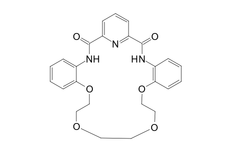 3,18,24-Triaza-4,5;16,17-dibenzo-6,9,12,15-tetraoxabicyclo[18.3.1]tetraeicosa-1(24),20,22-triene-2,19-dione