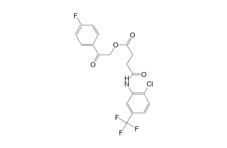 2-(4-fluorophenyl)-2-oxoethyl 4-[2-chloro-5-(trifluoromethyl)anilino]-4-oxobutanoate