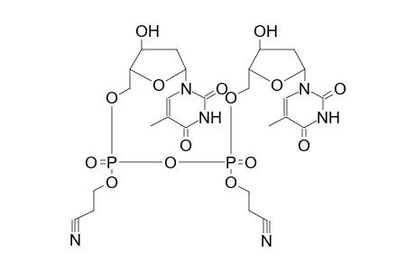 P,P'-DI(CYANOETHYL)-P,P'-BIS(DEOXYTHYMIDIN-5'-YL)PYROPHOSPHATE