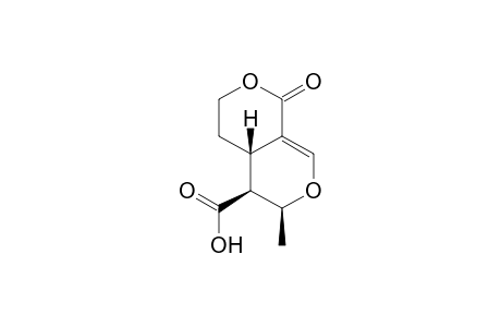 (4aS,5S,6S)-6-Methyl-1-oxo-4,4a,5,6-tetrahydropyrano[3,4-c]pyran-5-carboxylic acid