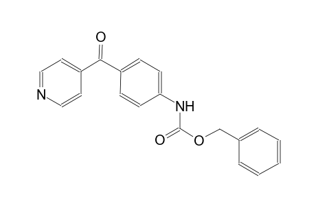 carbamic acid, [4-(4-pyridinylcarbonyl)phenyl]-, phenylmethyl ester