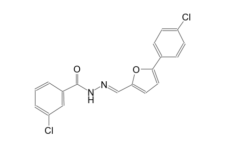 benzoic acid, 3-chloro-, 2-[(E)-[5-(4-chlorophenyl)-2-furanyl]methylidene]hydrazide