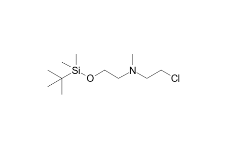 2-(tert-butyldimethylsilyloxy)-N-(2-chloroethyl)-N-methylethanamine