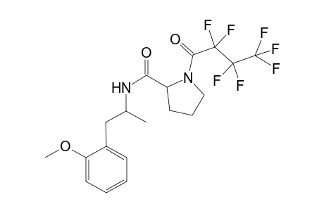 N-(N'-heptafluorobutyryl-L-prolyl)-N-desmethylmethoxyphenamine